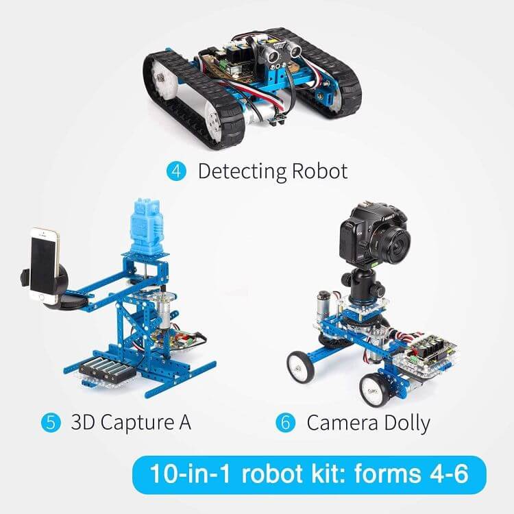 10 robots en uno